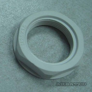 NYLON HEX FLANGE NUT M25*1.5