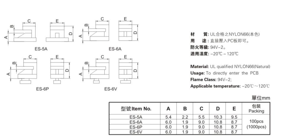 PCB EDGE SPACER